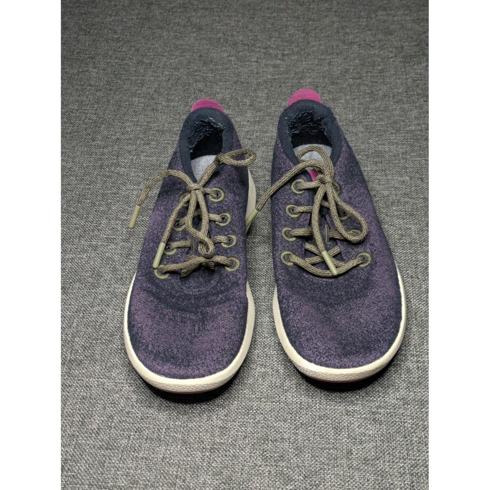 Allbirds Navy Blue Merino Wool Runners Running Sneakers Shoes Mens Size US 9